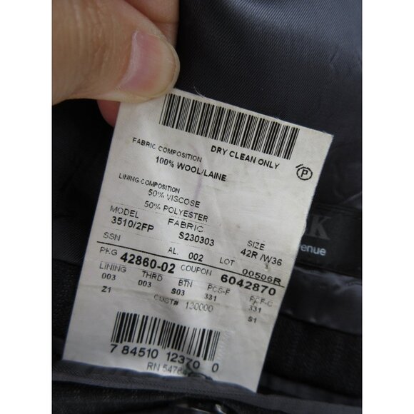 Saks Fifth Avenue Sport Coat 42 Ermenegildo Zegna Cloth Blazer Wool * - Picture 15 of 16